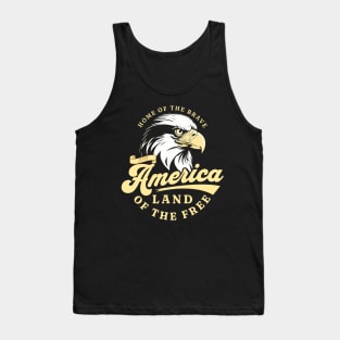 Home Of The Brave 4th Of July Usa Tank Top